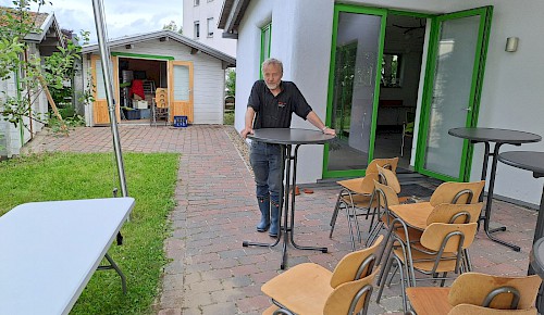 Gerd hatte immer ein wachsames Auge auf das Geschehen