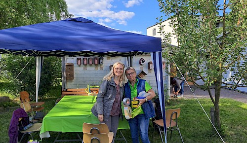 Silke und Barbara beim Abbau