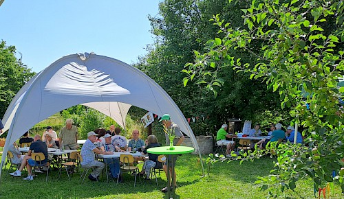 Der NEZ Garten war gut besucht